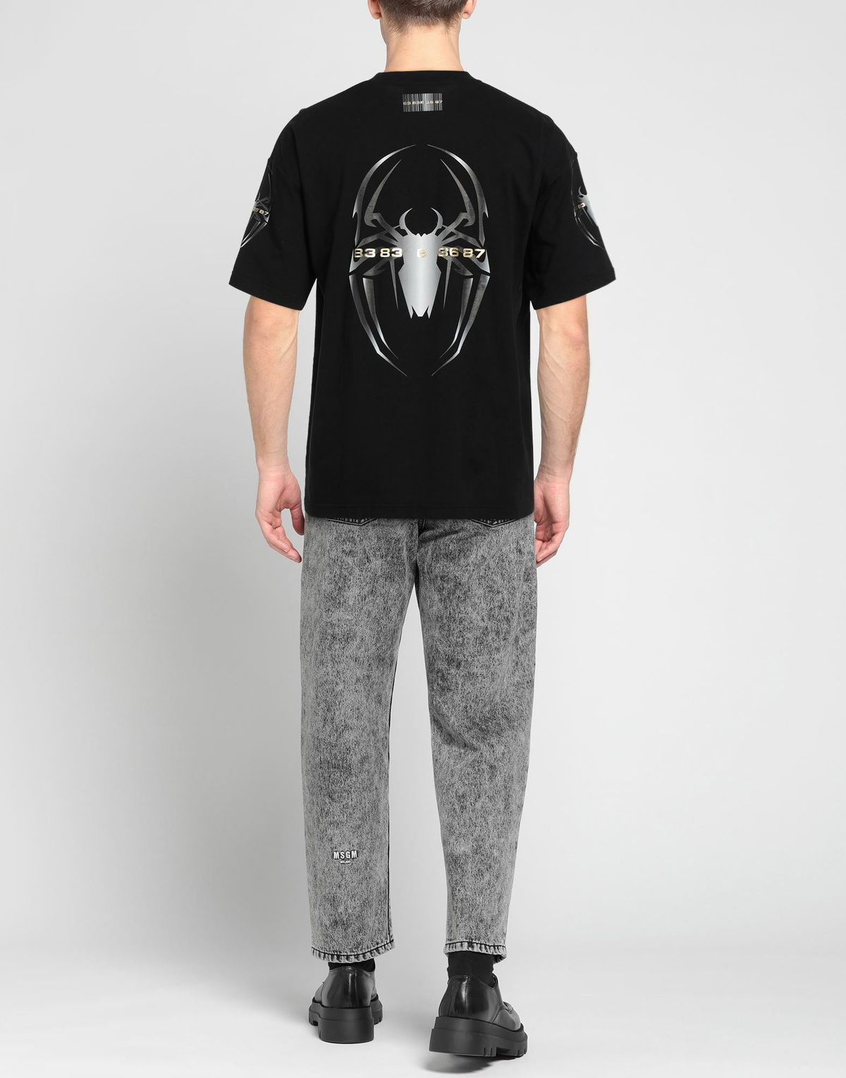 Vtmnts Mens T-shirt in Black