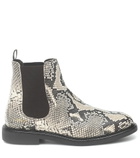 Axel Arigato - Snake-effect leather Chelsea boots