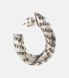 Balenciaga - Loop logo earrings