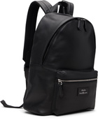 Polo Ralph Lauren Black Smooth Leather Backpack