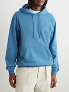Stockholm Surfboard Club - Logo-Print Cotton-Jersey Hoodie - Blue
