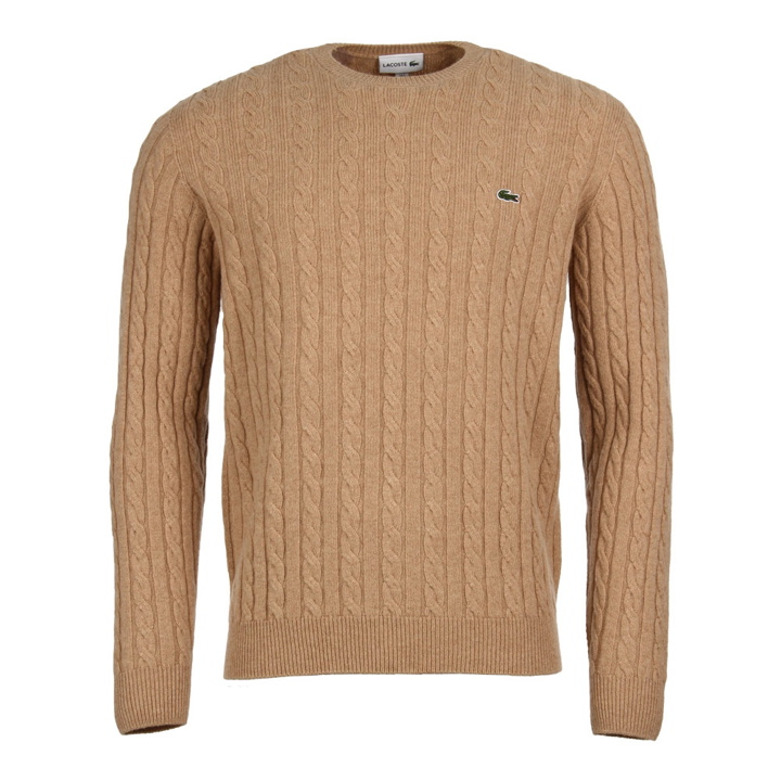 Photo: Cable Knit Jumper - Brown