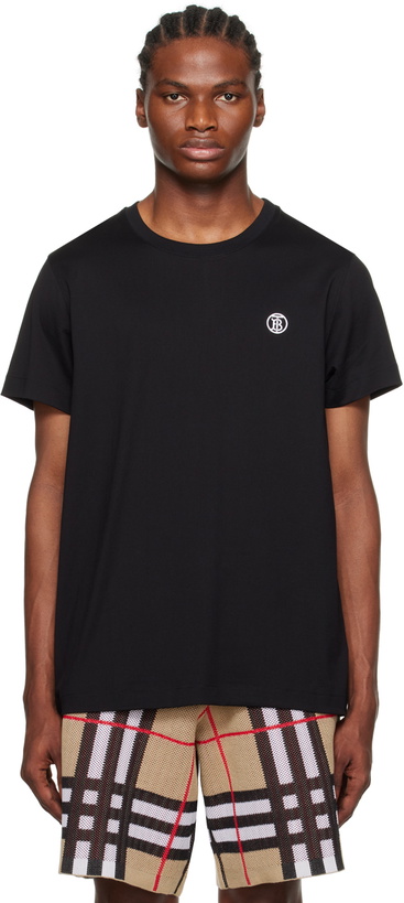 Photo: Burberry Black Monogram T-Shirt