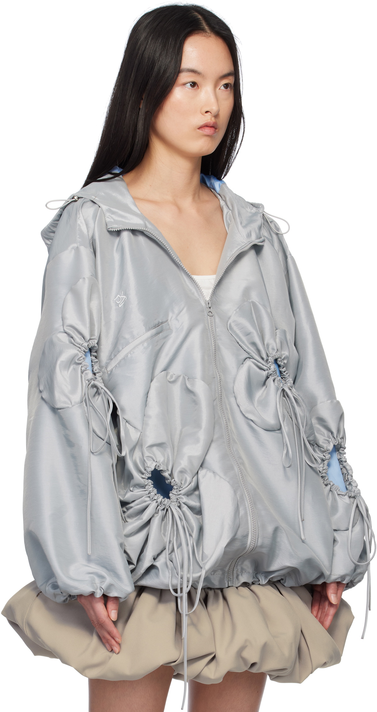 J.Kim Silver Flower Jacket