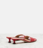 The Row Combo leather slides