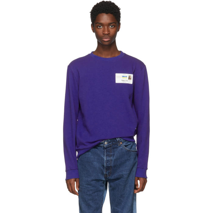 Anton Belinskiy Blue ID Sweater