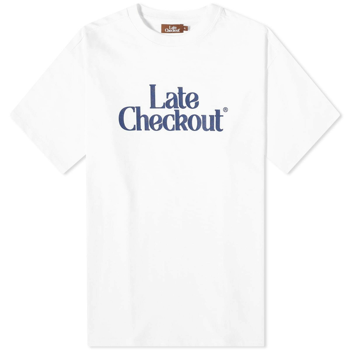 Photo: Late Checkout LC Logo T-Shirt in White