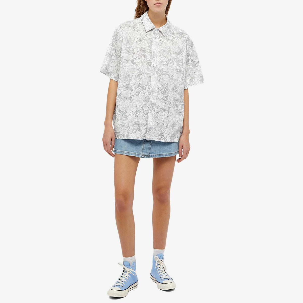 Ellie 半袖シャツ F A.P.C. x LIBERTY Carrie 半袖シャツ｜FEMME 