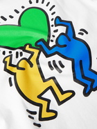 Wacko Maria - Keith Haring Printed Cotton-Jersey T-Shirt - White
