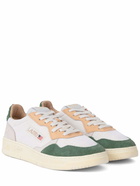 AUTRY - Staple 01 Cotton & Canvas Sneakers