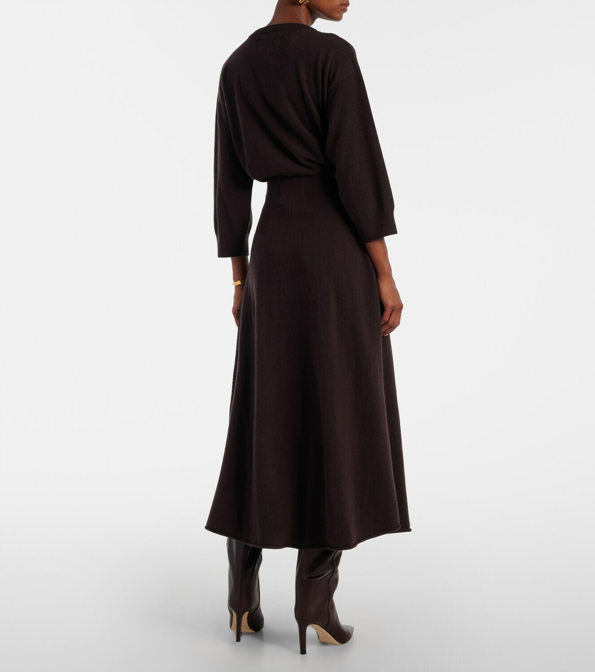 Extreme Cashmere N°388 Ease cashmere-blend maxi skirt