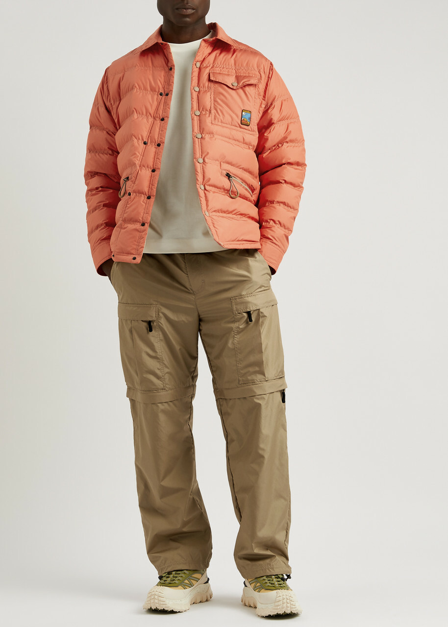 Moncler Grenoble Day-Namic Shell Cargo Trousers Beige