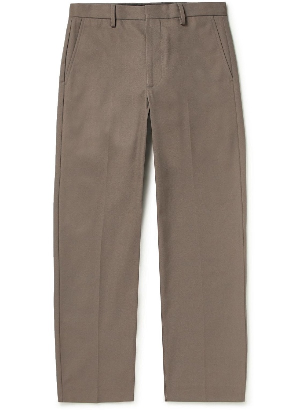 Photo: Acne Studios - Ayonne Slim-Fit Cotton-Blend Twill Chinos - Brown