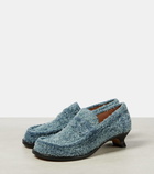 Loewe Campo suede loafer pumps