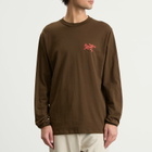 Arc'teryx Men's Kragg SL Bird Tile LS T-Shirt Presented By END. in Carob/Dynasty