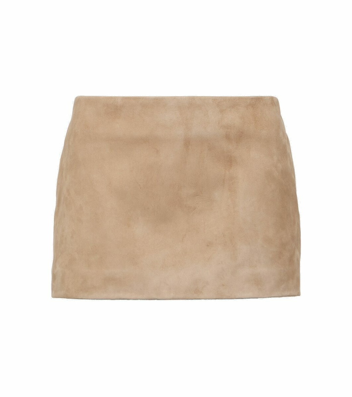 Photo: Magda Butrym Suede miniskirt