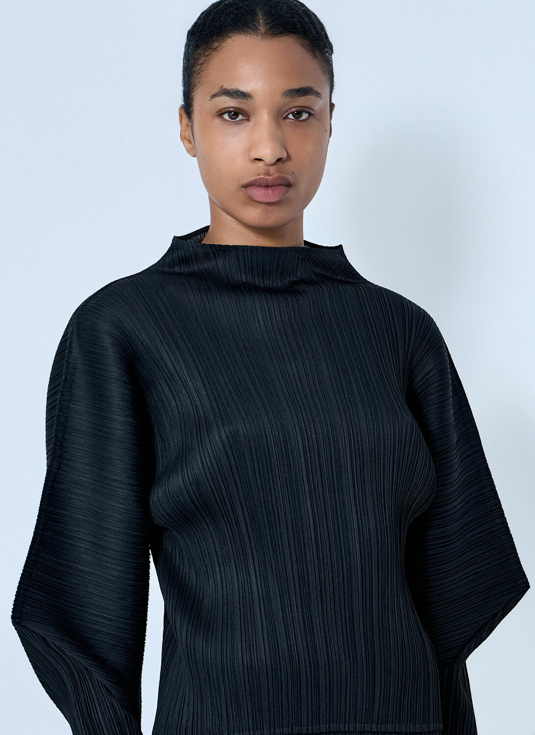Pleats Please Issey Miyake Pleated Knit Top