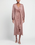 Maje Womens Midi dress Blush