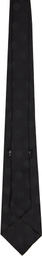 Comme des Garçons Homme Deux Black Medium Polka Dot Silk Tie