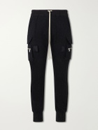 Rick Owens - Mastodon Tapered Wool and Cotton-Blend Jersey Sweatpants - Black