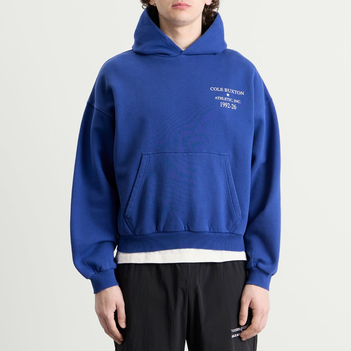 Cole Buxton Men's Athletic Inc Hoodie in Blue