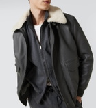 Brioni Cotton-blend zip-up sweatshirt