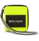Palm Angels - Logo-Print Zip-Around Wallet - Yellow