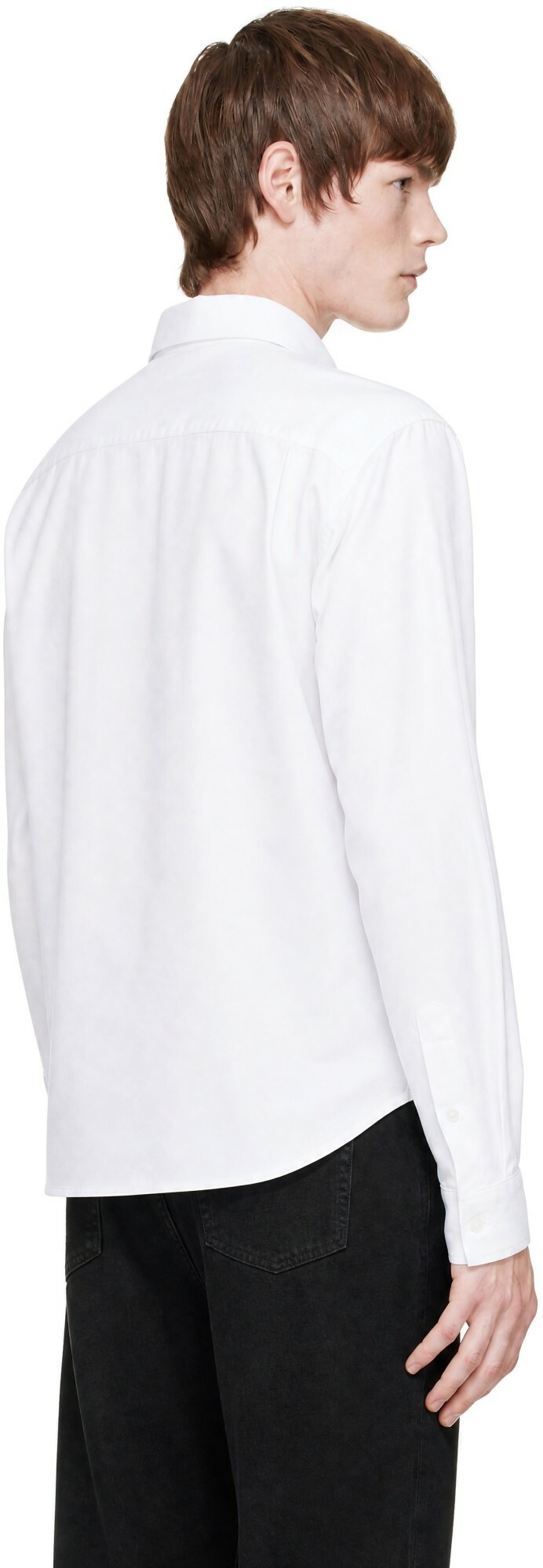 Maison Kitsuné White Profile Fox Regular Shirt