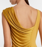 Versace Medusa '95 draped jersey gown