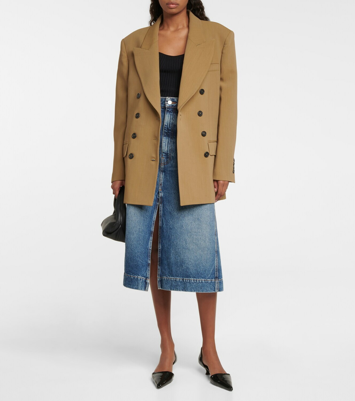 ジャケット KHAITE WOOL THE TANNER JACKET Tanner wool-blend blazer in black - Khaite | Mytheresa