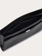 Ferragamo Mens Gancini pouch in Black