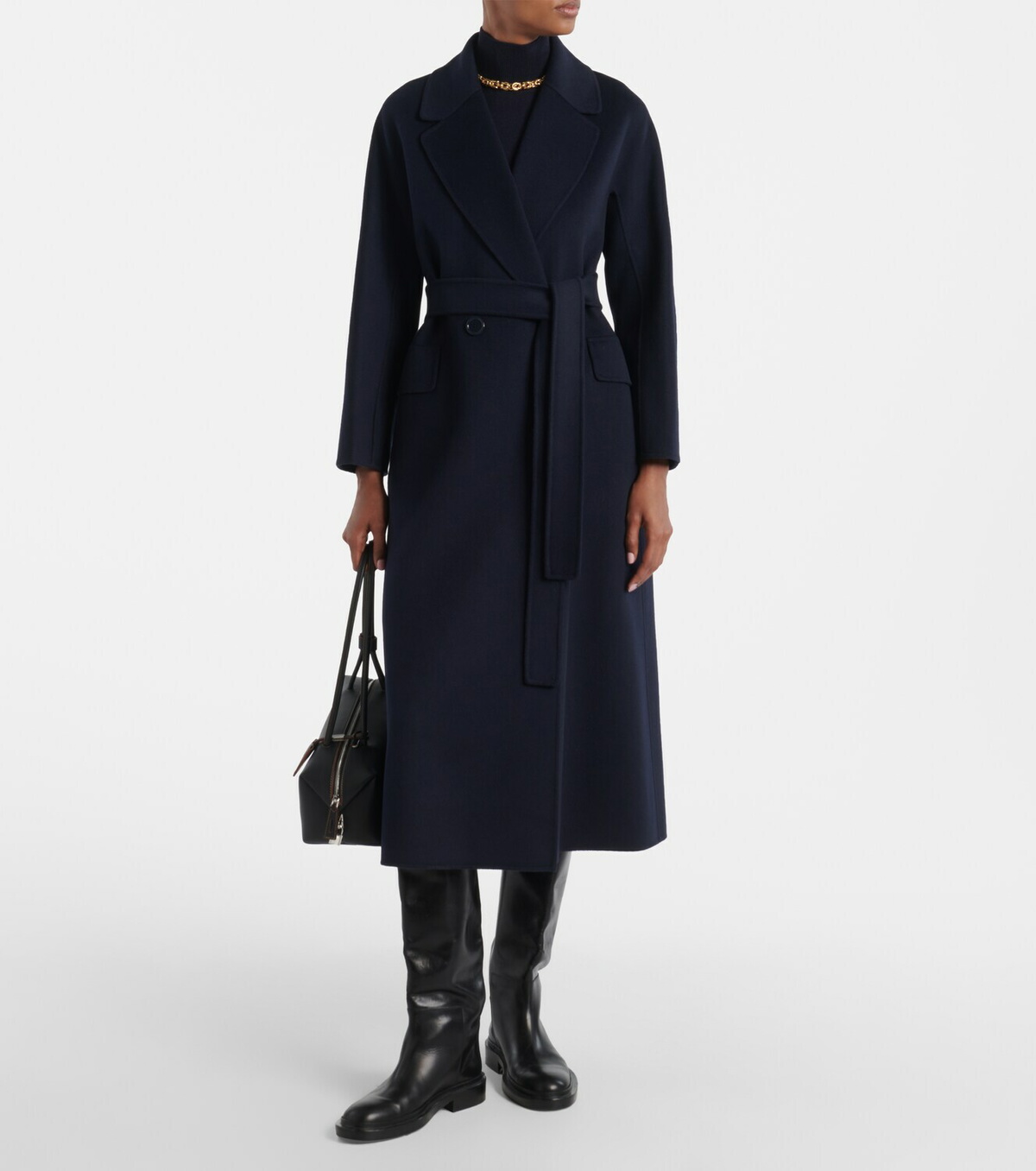 'S Max Mara Belted virgin wool coat