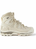 Salomon - Quest 3 Advanced GORE-TEX™ Mesh and Suede Hiking Boots - Neutrals