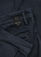 Replay Benni Hyperflex X.lite Cotton-blend Chinos Navy