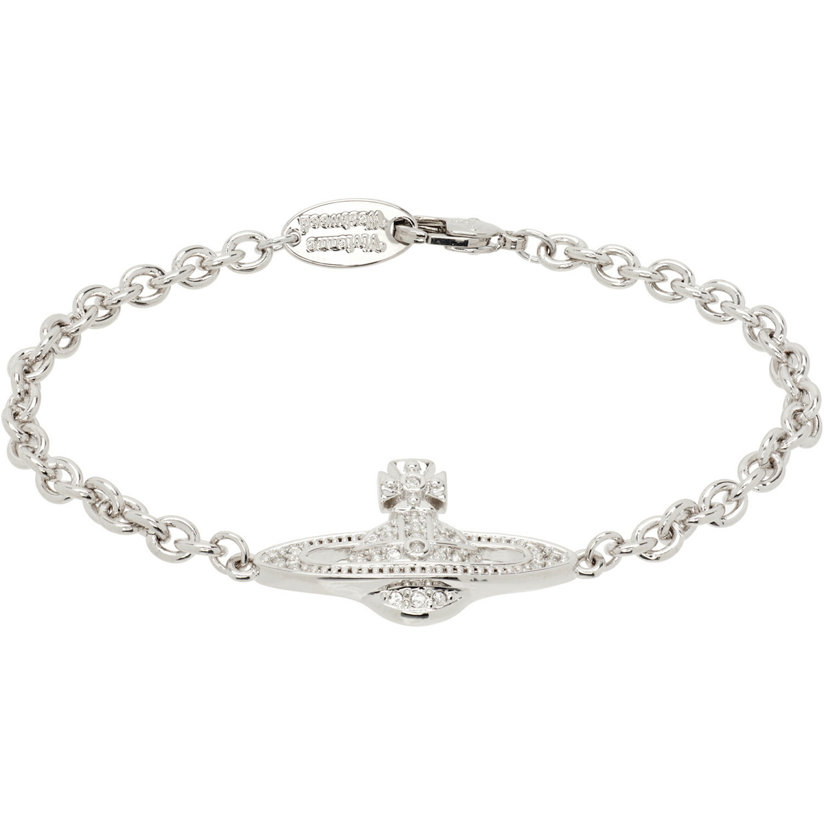 Vivienne Westwood Man Mini Bas Relief Chain Bracelet