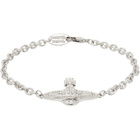 Vivienne Westwood Man Mini Bas Relief Chain Bracelet