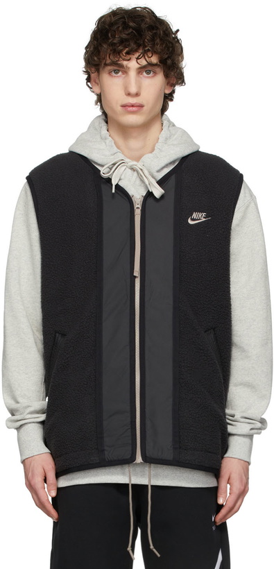 Photo: Nike Black Sherpa Vest