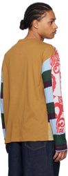 Dries Van Noten Multicolor Patch Long Sleeve T-Shirt