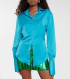 The Attico - Satin shirt