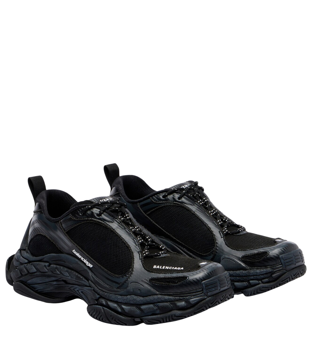 BALENCIAGA - 60mm Triple S Faux Leather Sneakers Balenciaga