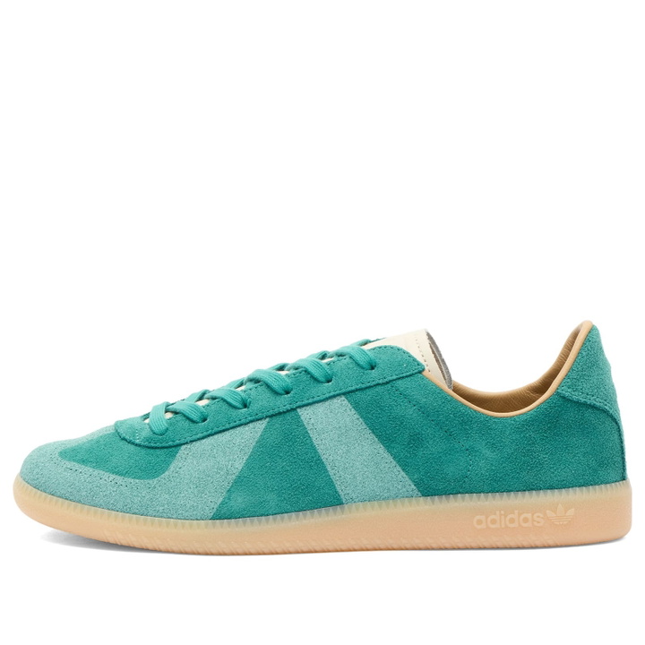 Photo: Adidas Men's Bw Army Decon Sneaker in Active Green/Ftwr White/Gum