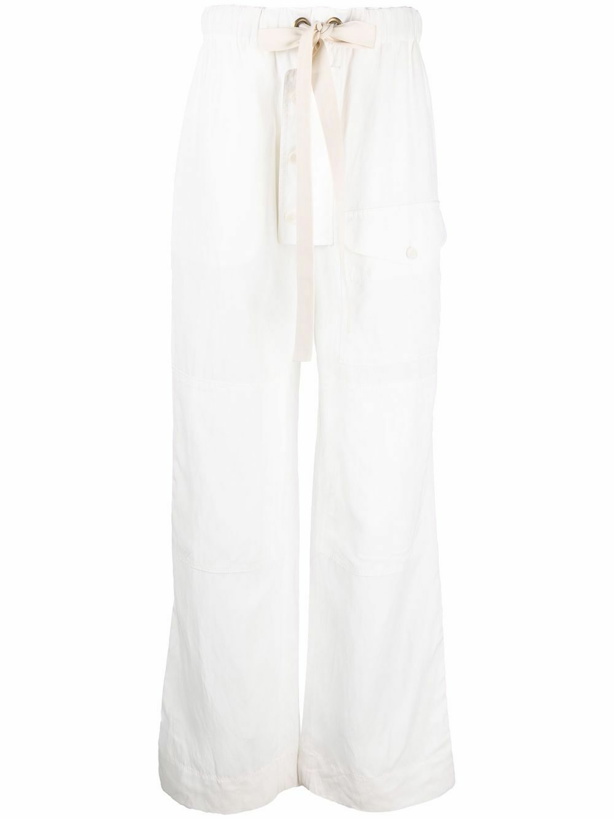 Photo: STELLA MCCARTNEY - Fluid Linen Blend Trousers