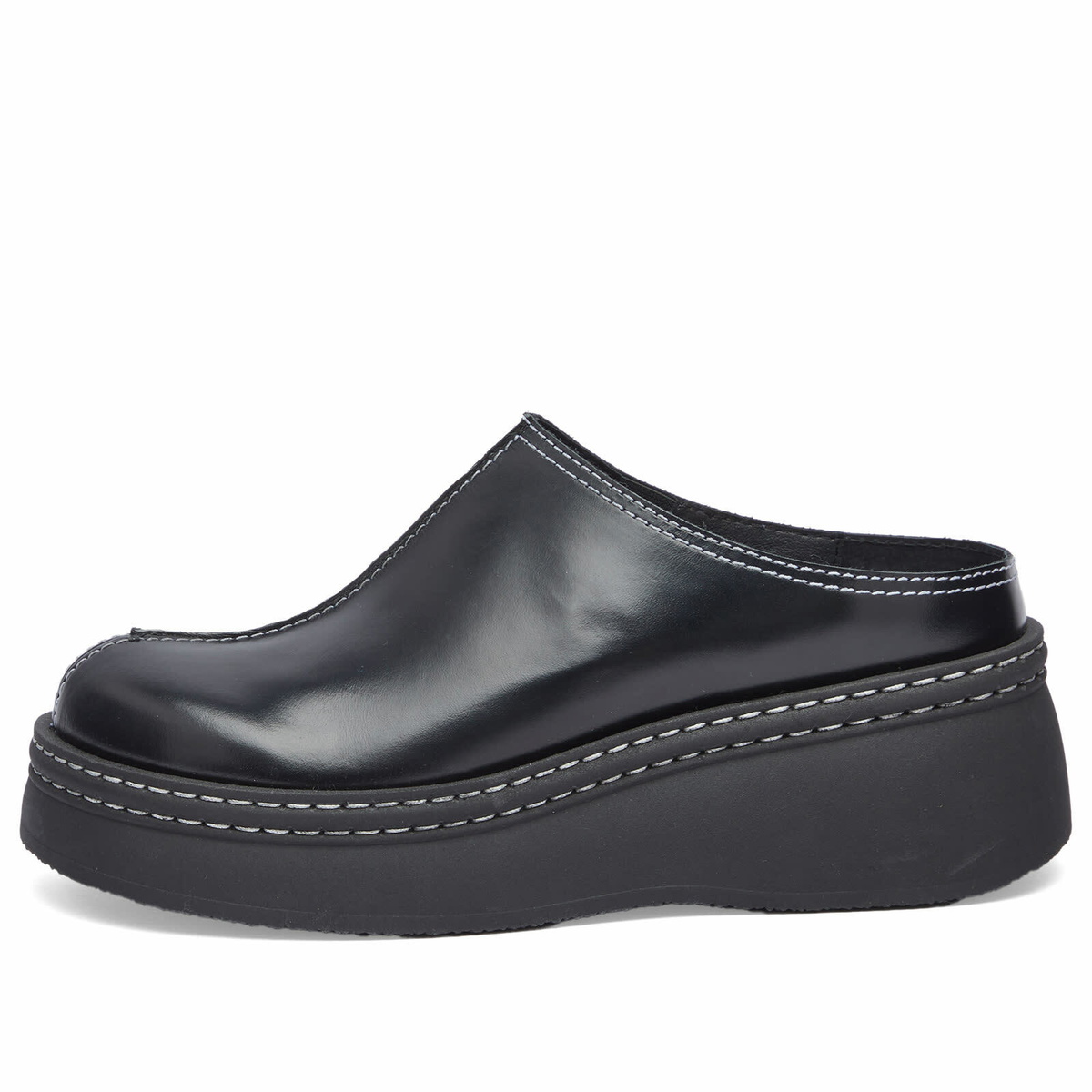 MIISTA Women's Mego Mules in Black MIISTA