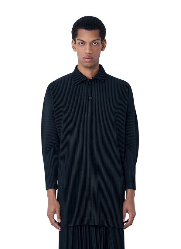Photo: Homme Plissé Issey Miyake Pleated Polo Shirt