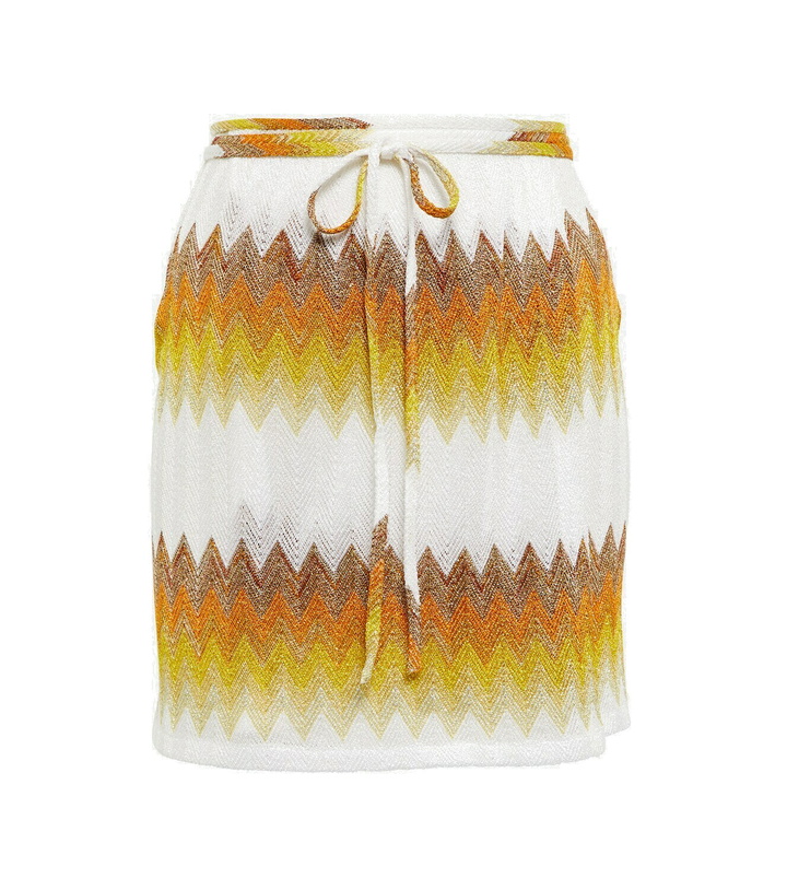 Photo: Missoni Mare Zig-zag knitted miniskirt
