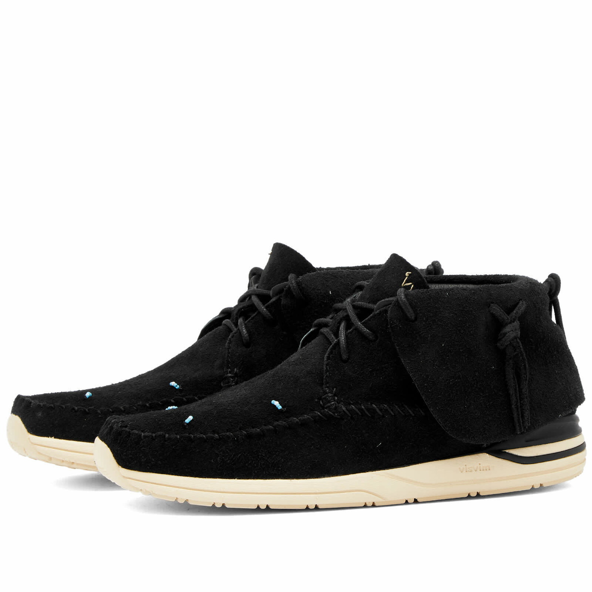 Visvim Women's FBT Lhamo Folk Boot in Black Visvim