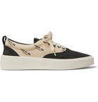 Fear of God - 101 Logo-Print Canvas and Nubuck Sneakers - Black