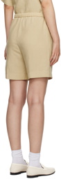 TOTEME Beige Drawstring Shorts