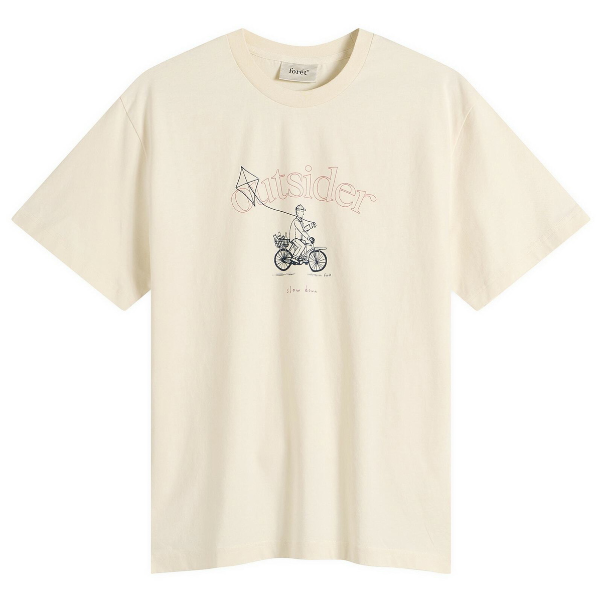 Foret Men's Cyclist T-Shirt in Cloud