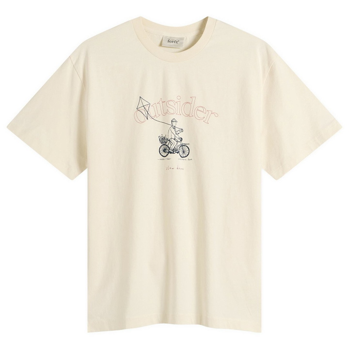 Photo: Foret Men's Cyclist T-Shirt in Cloud